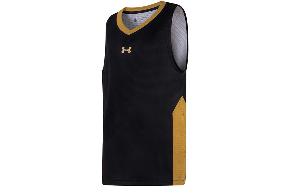 Детская баскетбольная майка Kids' Under Armour, черный — фото 3