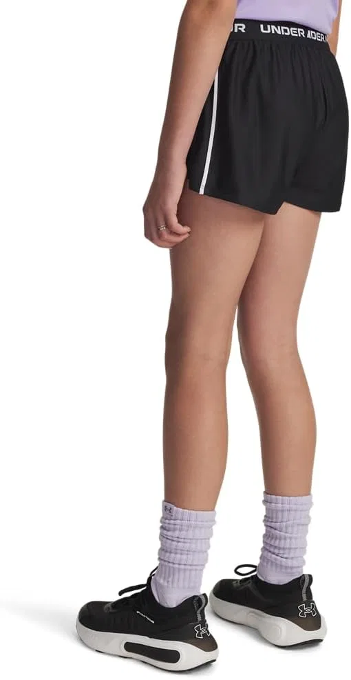 Шорты Under Armour Girls Tech Play Up, (002) Black//Black — фото 4