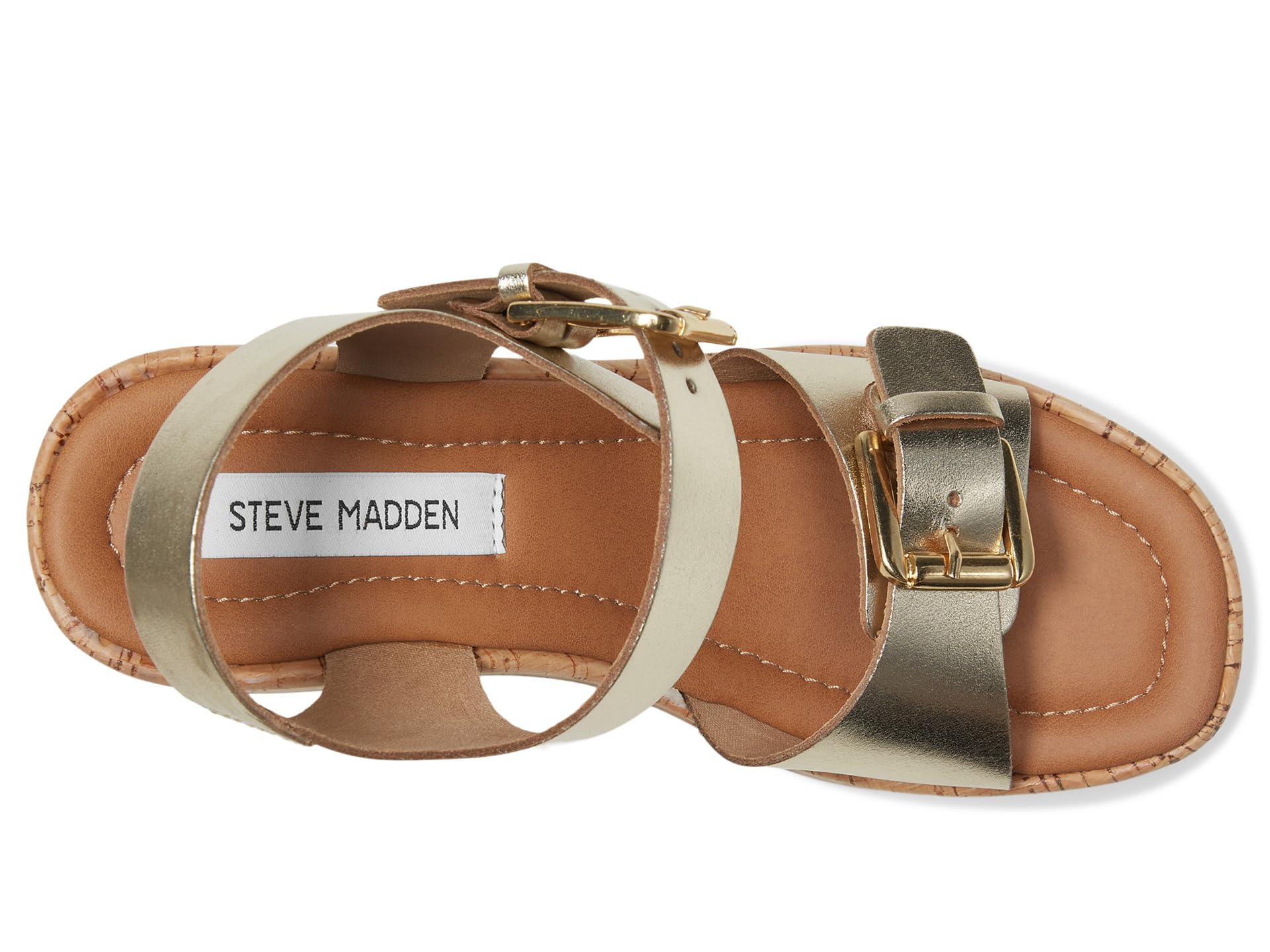Сандалии Steve Madden River, цвет Gold Leather — фото 2