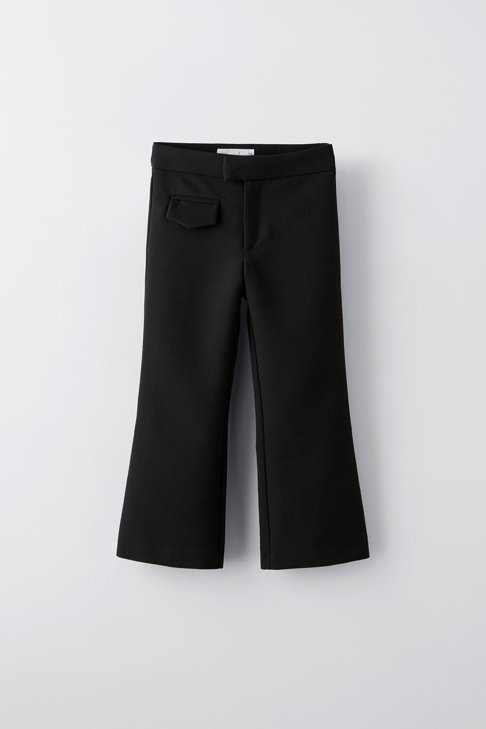 

Расклешенные брюки ZARA, черный