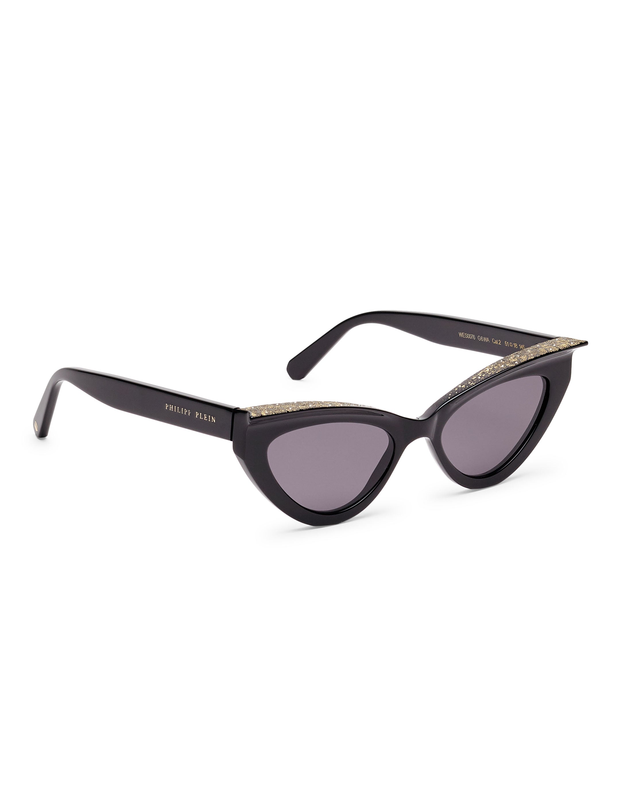 

Женские солнцезащитные очки PHILIPP PLEIN, цвет gold/brown/sfu,/no glv