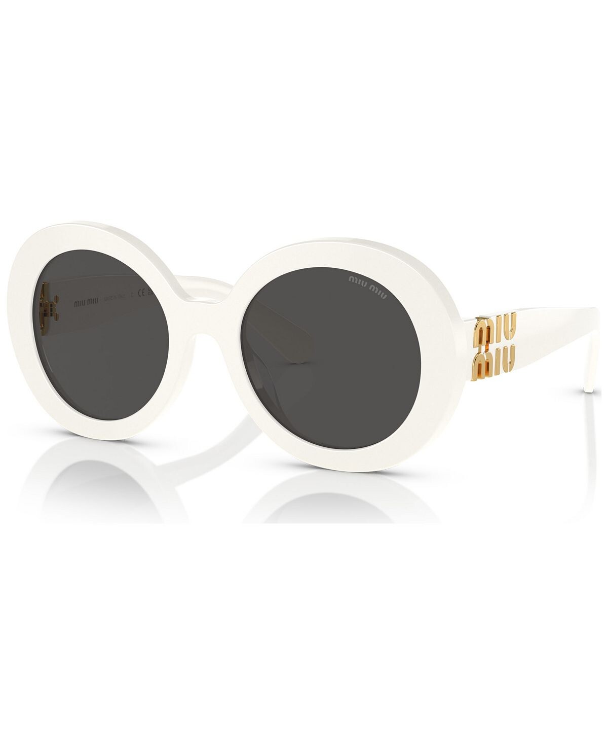 

Женские солнцезащитные очки, MU 11YS MIU MIU, белый