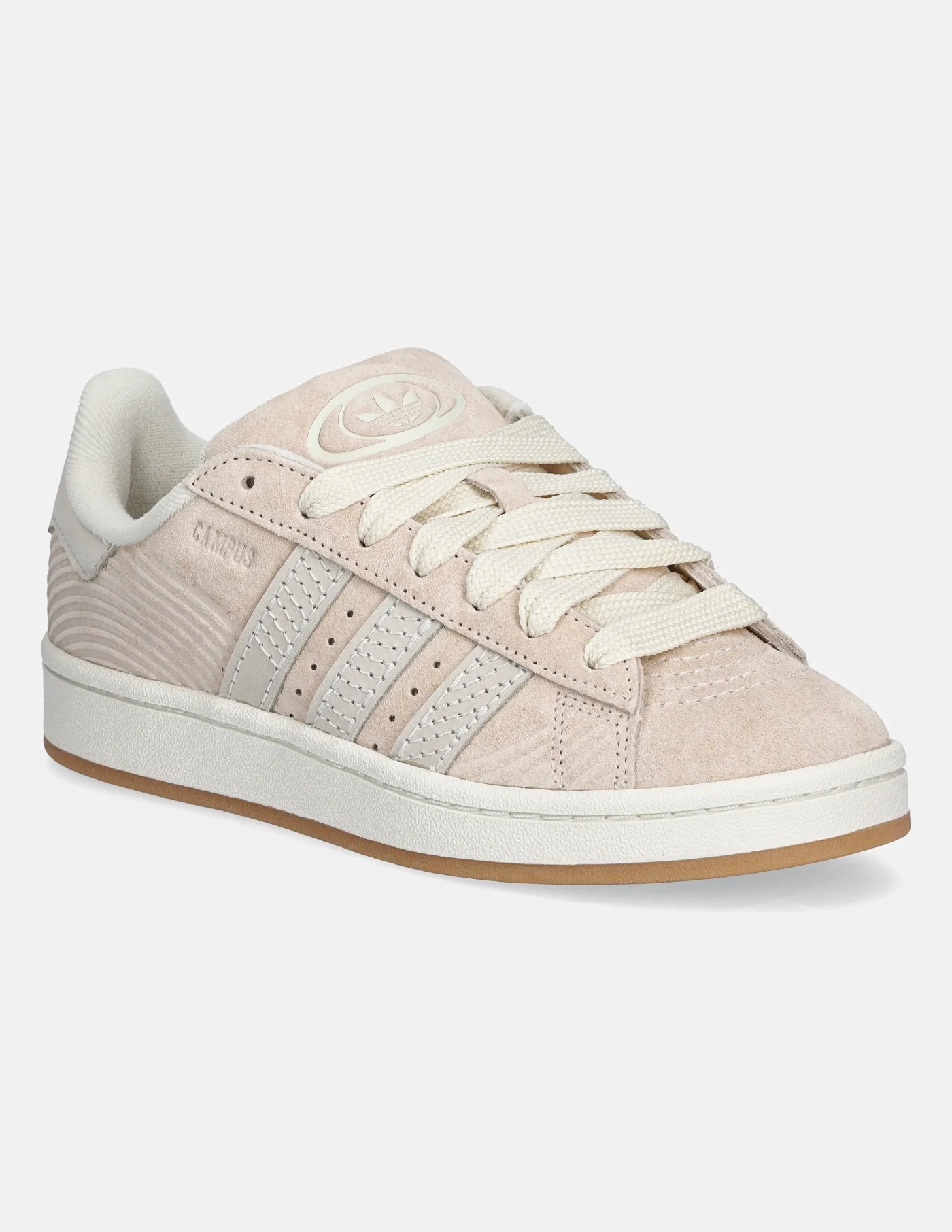 Замшевые кроссовки Campus 00s adidas Originals, бежевый — фото 2