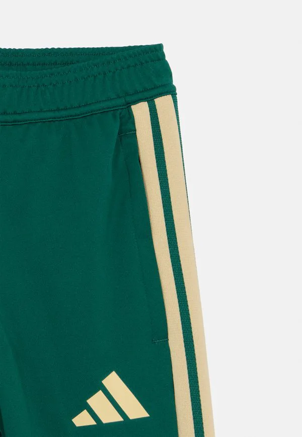 Figc италия тренировочные штаны, детские спортивные штаны унисекс Adidas Performance, Collegiate Green — фото 3