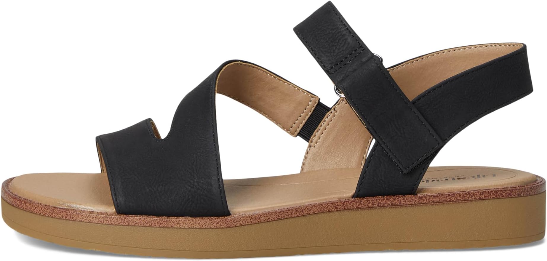 Сандалии LifeStride Waverly Sandals, цвет Black Faux Leather — фото 4