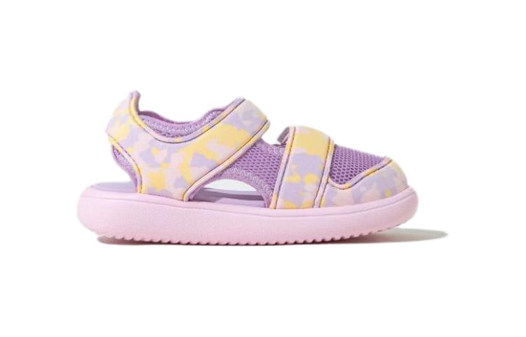 Капитан Тои Низкие Топы Детские Туфли Фиолетовые Розовые Малыши Adidas, Светло-Розовый/Фиолетовый/Желтый — фото 2