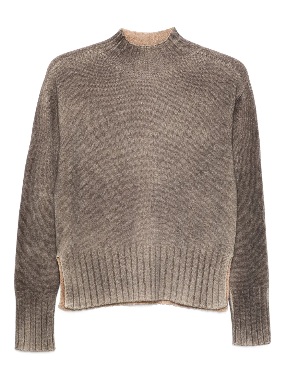 

Свитер с высоким воротником и разрезами AROVESCIO, нейтральный