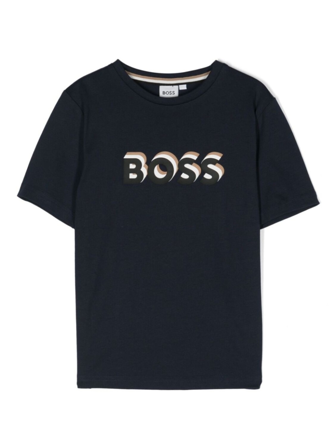 

BOSS Kidswear футболка с логотипом, синий