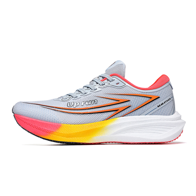 

Up Run Унисекс беговые кроссовки серый персик красный, цвет Gray Peach Red