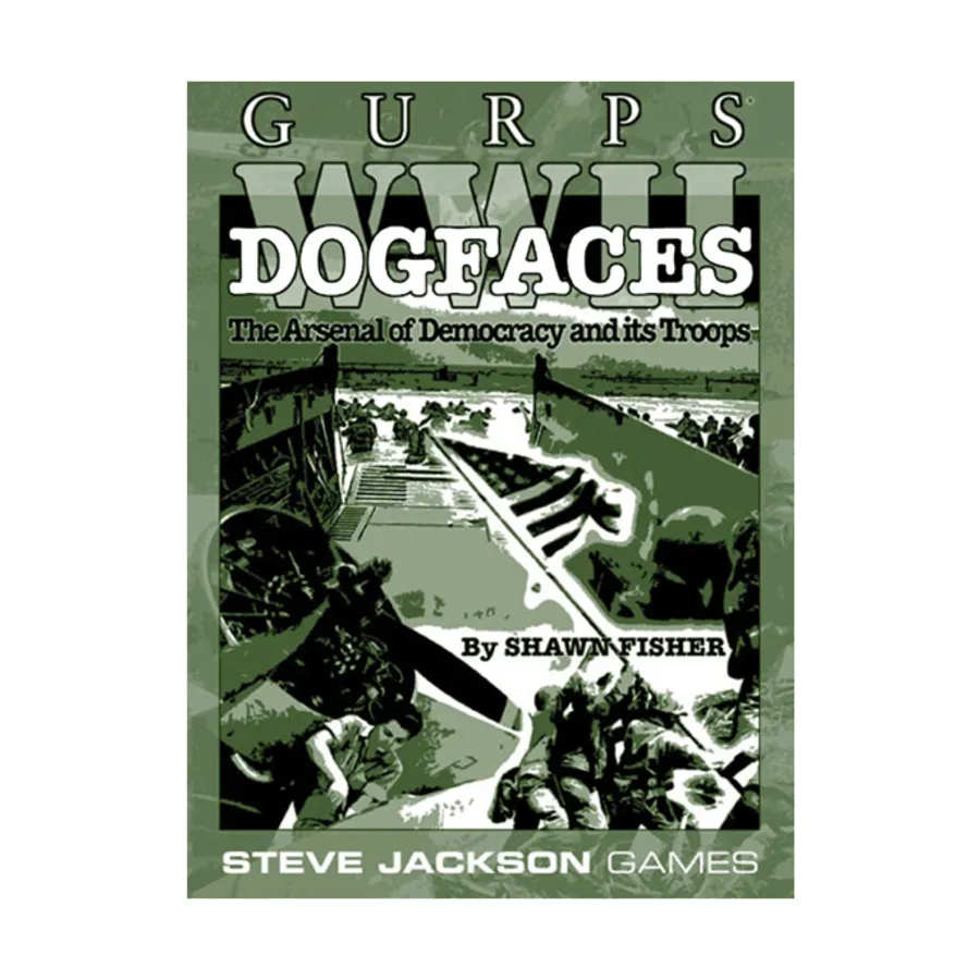 

Dogfaces, GURPS (1st-3rd Edition) - World War II, мягкая обложка