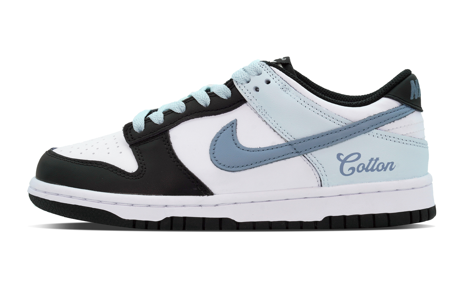 

Nike Dunk 'Black' нескользящие износостойкие низкие детские скейтбординг кроссовки white blue для подростков