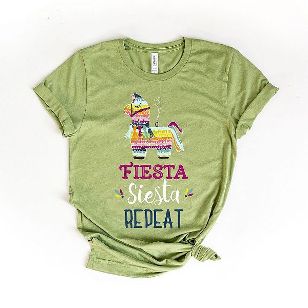 

Футболка с принтом Fiesta siesta repeat Simply Sage Market, Light Green, Зеленый, Футболка с принтом Fiesta siesta repeat Simply Sage Market, Light Green