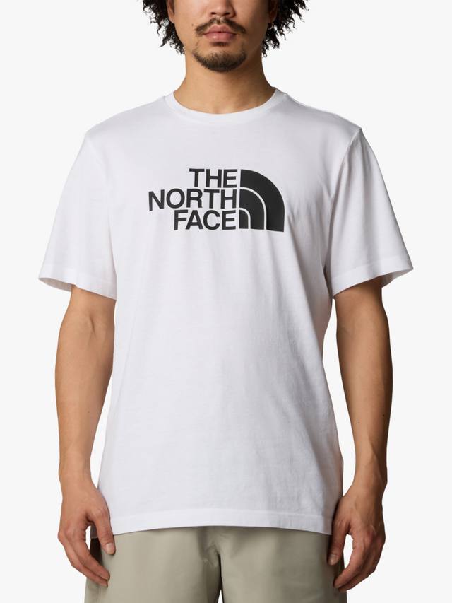 

Легкая футболка с логотипом regular fit из хлопчатобумажной смеси с коротким рукавом The North Face, цвет Tnf White