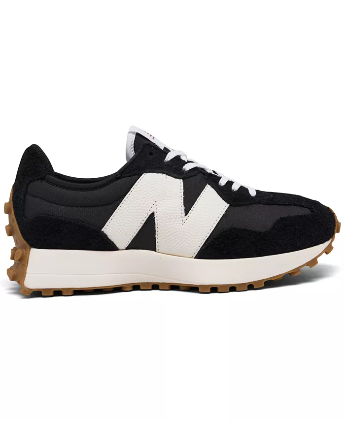 Женские повседневные кроссовки 327 от Finish Line New Balance, черный — фото 2