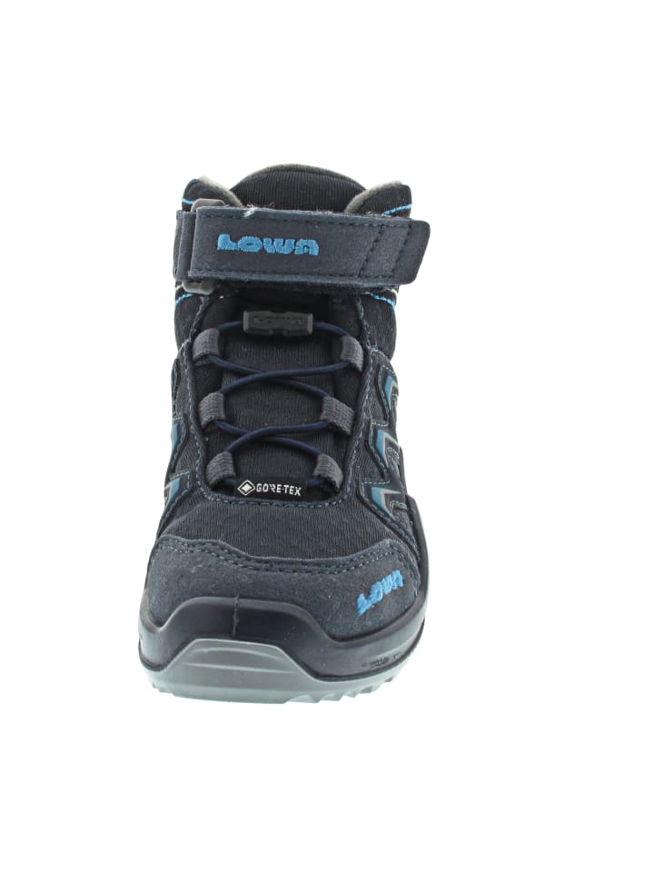 LOWA Ботинки Maddox Warm GTX Mid Jr на липучках, синие — фото 4