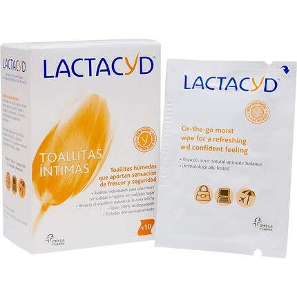 

Lactacyd Салфетки для интимной гигиены, 10 шт.