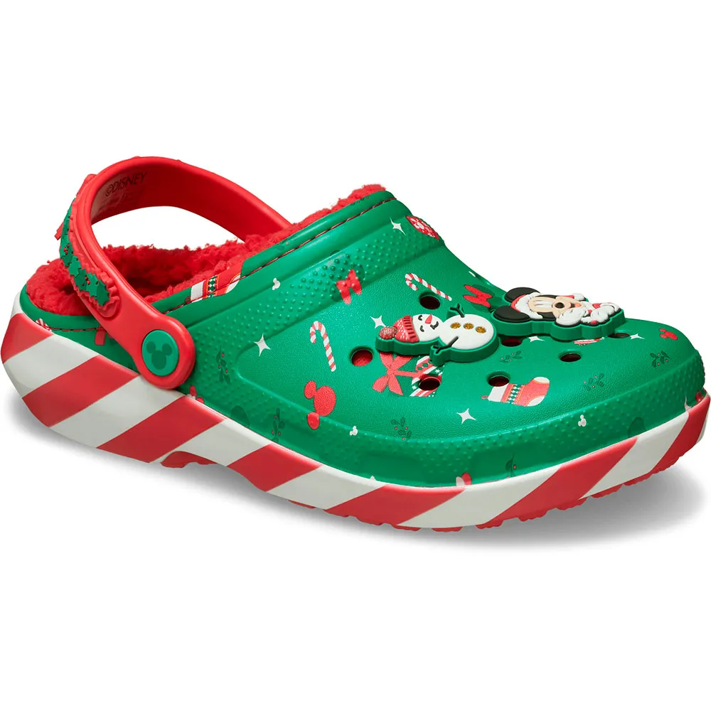 

Сабо Crocs Mickey Xmas Lined Classic, зеленый