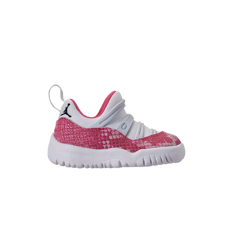 

Кроссовки Air Jordan 11 Retro Little Flex TD 'Pink Snakeskin', белый