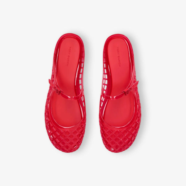 Балетки Tory Burch Mellow Mary Jane мягкие, красный — фото 2