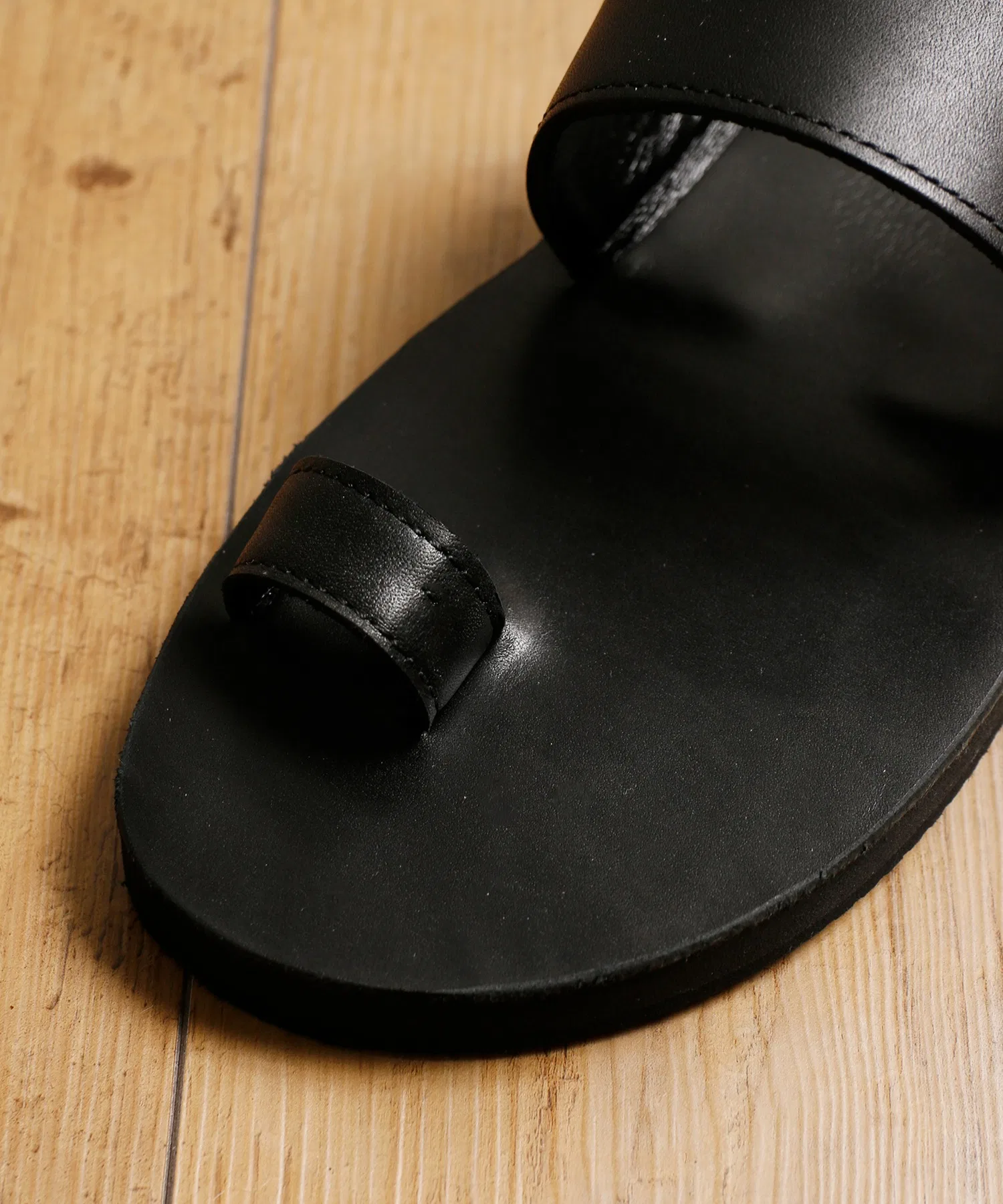 Мужские кожаные сандалии PADRONE STRAP SANDAL [DIEGO] коричневые — фото 4