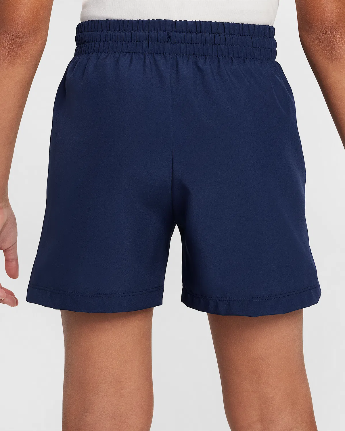 Детские шорты Nike Dri-FIT 4" Woven Shorts Big Kids' Multi, Midnight Navy/White — фото 3