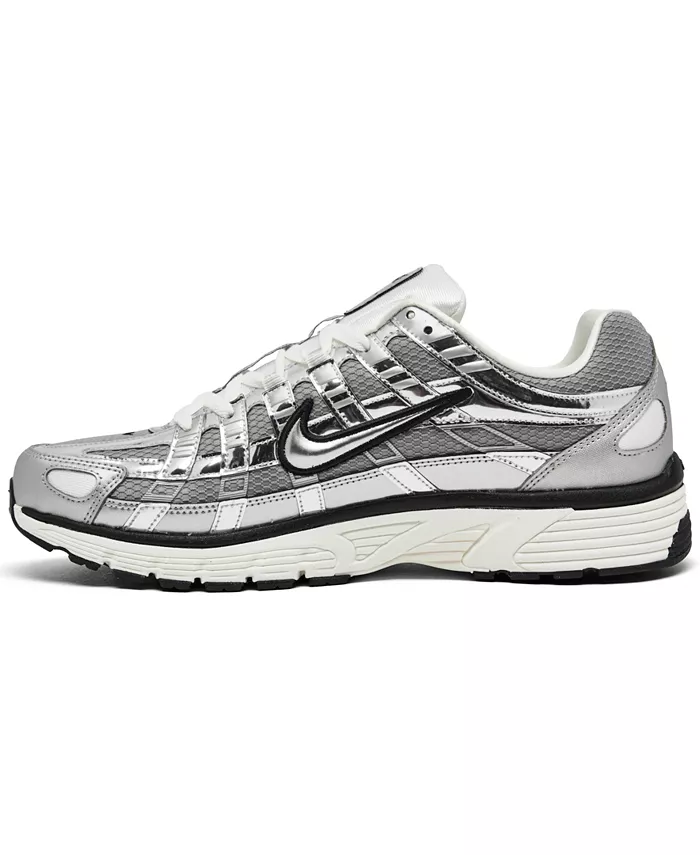Мужские повседневные кроссовки P-6000 от Finish Line Nike, серебряный — фото 3