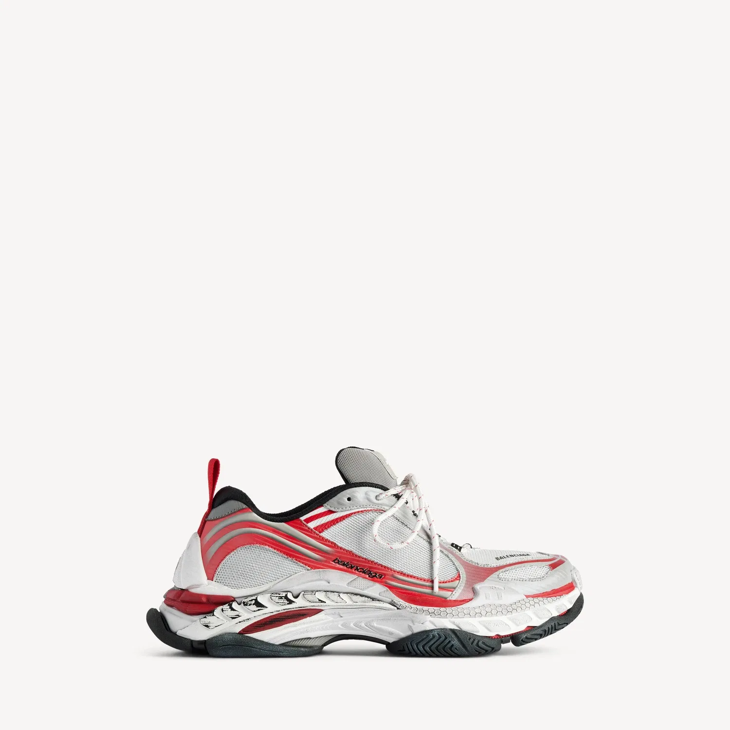 Мужские кроссовки Triple S.2 серого/красного/белого цветов BALENCIAGA, мультиколор