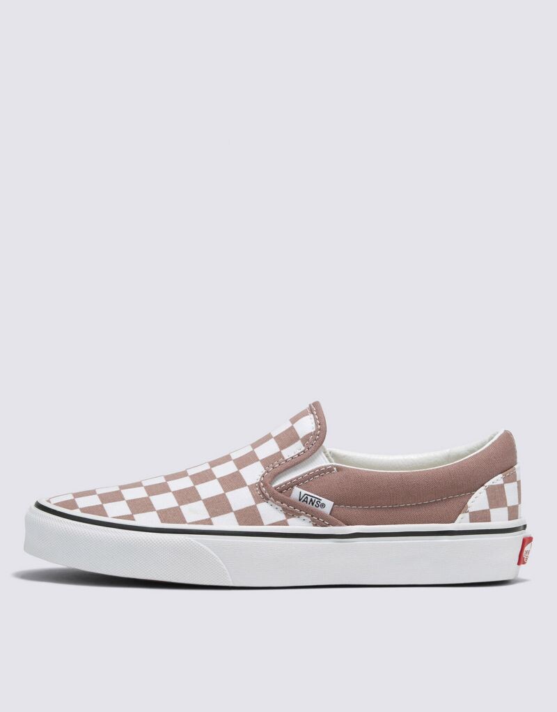 

Коричнево-белые слипоны в шахматную клетку Vans