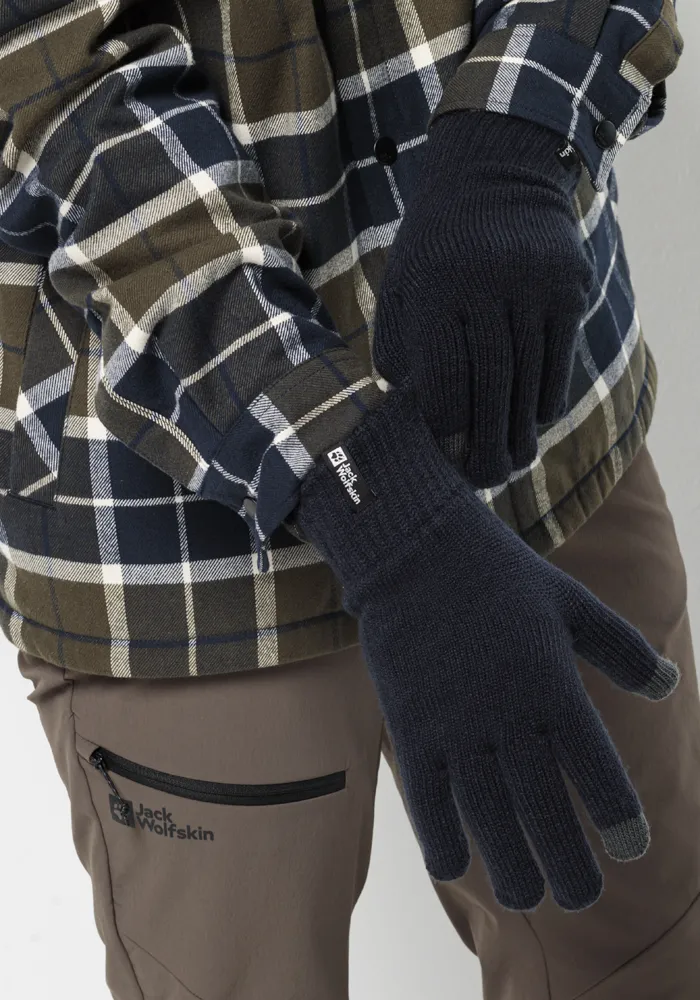 

Трикотажные перчатки Jack Wolfskin "RIB GLOVE", синий