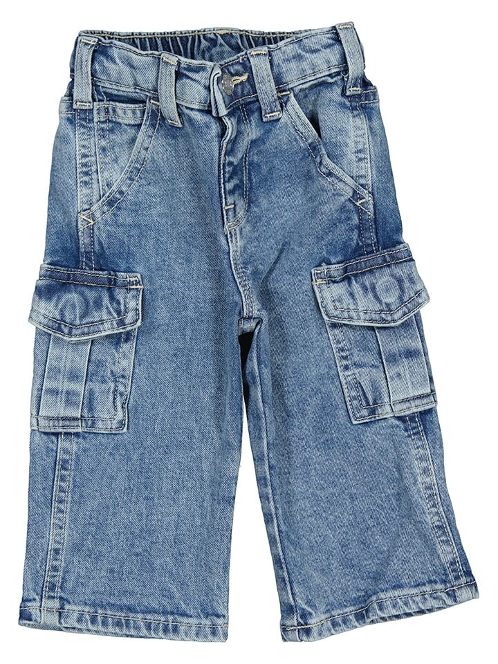 

Джинсы GAP Cargo Wide leg, синий