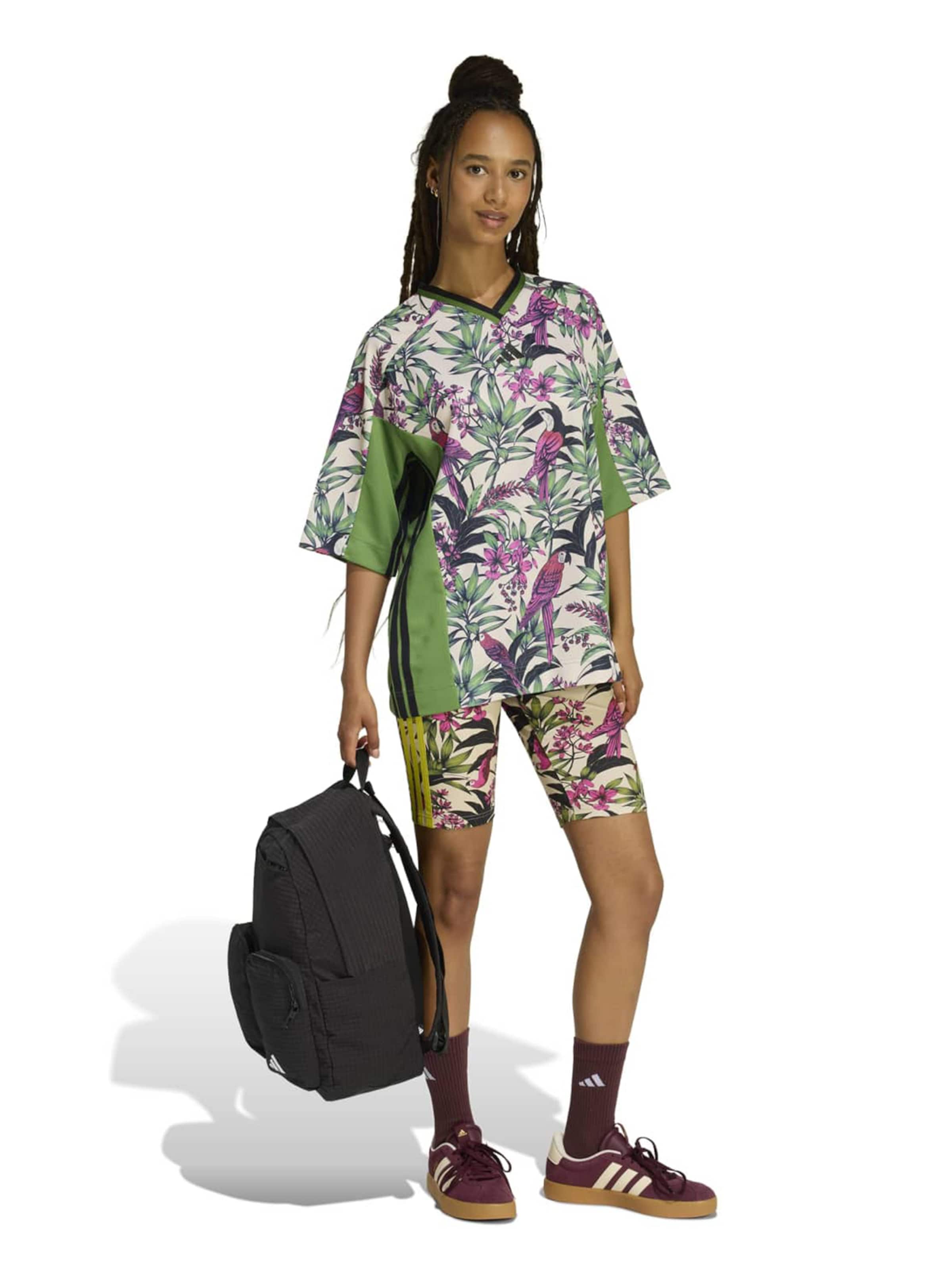 Adidas Sportswear Футболка Performance 'ADIDAS x FARM RIO PREMIUM' светло-зеленого цвета — фото 2