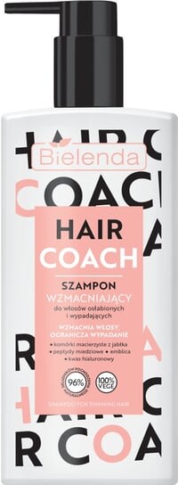 

Укрепляющий шампунь для ослабленных и выпадающих волос, 300мл Bielenda, Hair Coach