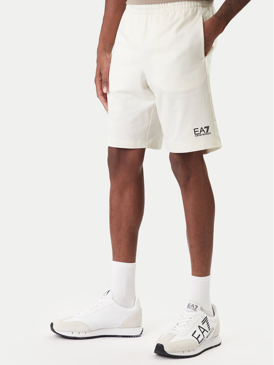 

Спортивные шорты regular fit 8NPS65 PJVRZ U0004 Ea7 Emporio Armani, экрю