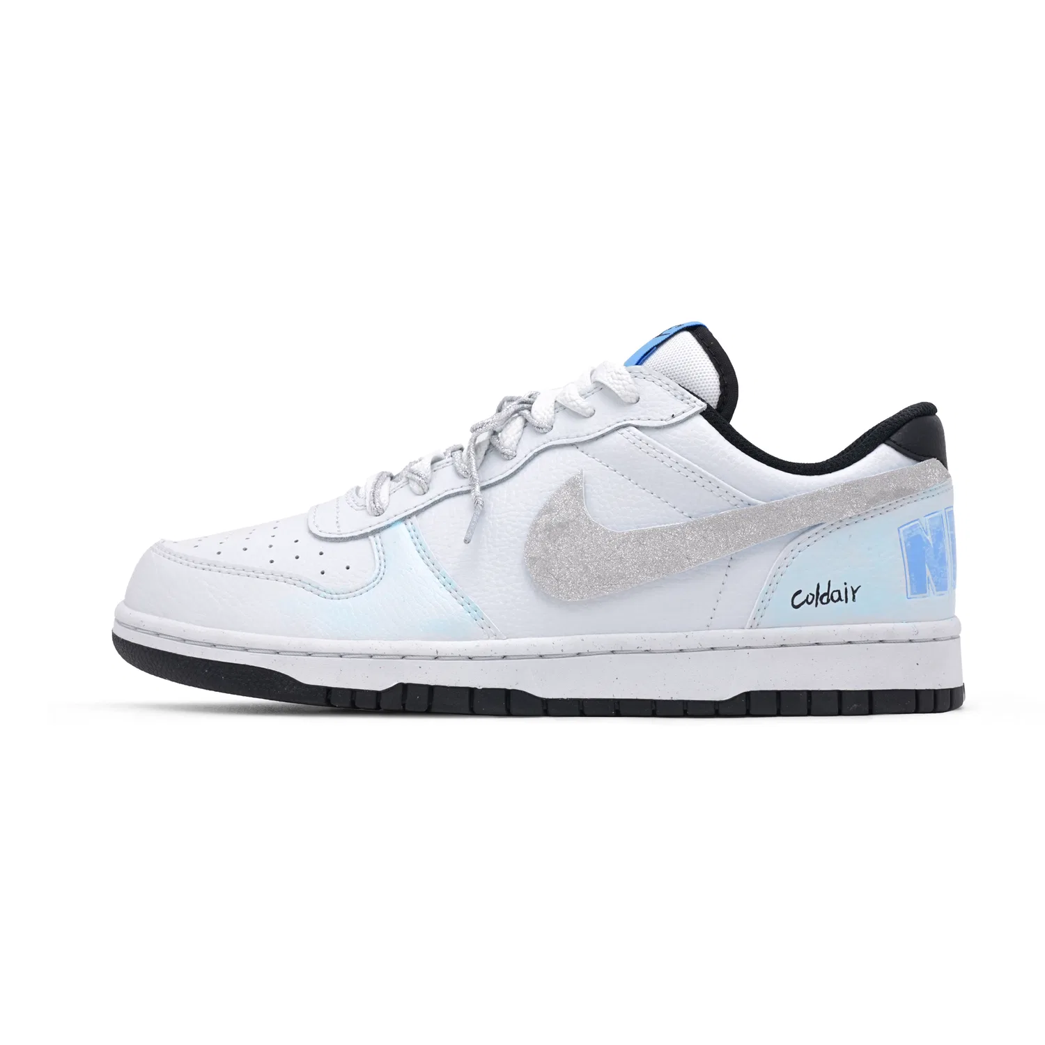 Кроссовки кожаные Nike Big Ice Light Cyan