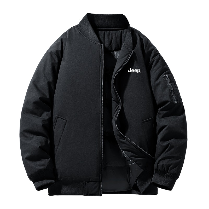 

Пуховик Unisex Jeep, черный [Утепленный и утолщенный, улучшенная версия]