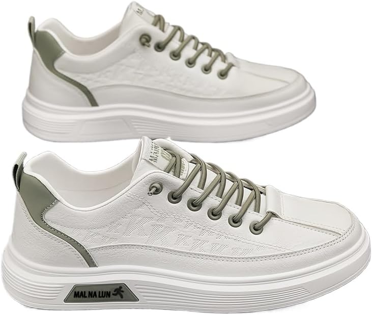 

Мужские повседневные кроссовки на шнуровке, удобные, нескользящие, дышащие с текстильным верхом для ходьбы и вождения, обувь на все сезоны Hhhchpm, светло-зеленый