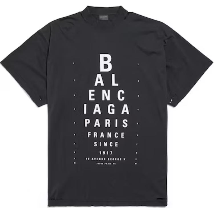 Футболка Balenciaga With Logo, черный — фото 3