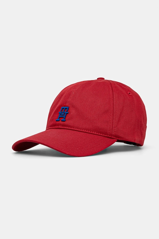 

Хлопковая кепка с козырьком Tommy Hilfiger, красный