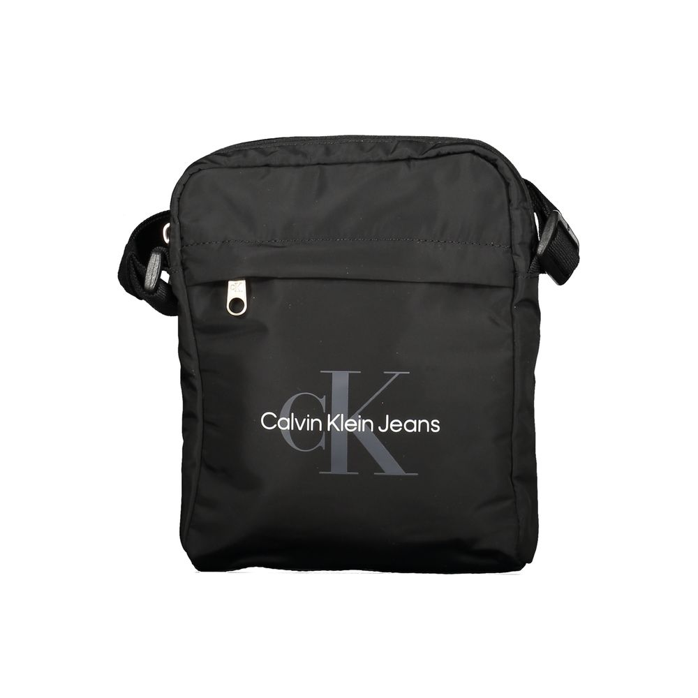 

Черная мужская сумка из полиэстера через плечо Calvin Klein, Черный, Черная мужская сумка из полиэстера через плечо Calvin Klein