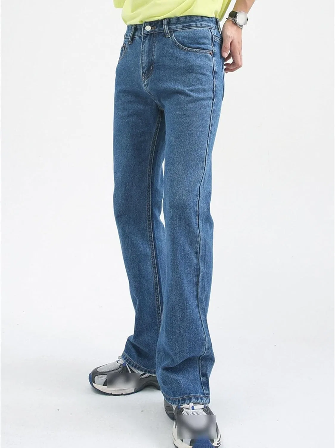 Джинсы клеш, Comfort Fit, Navy Blue — фото 2