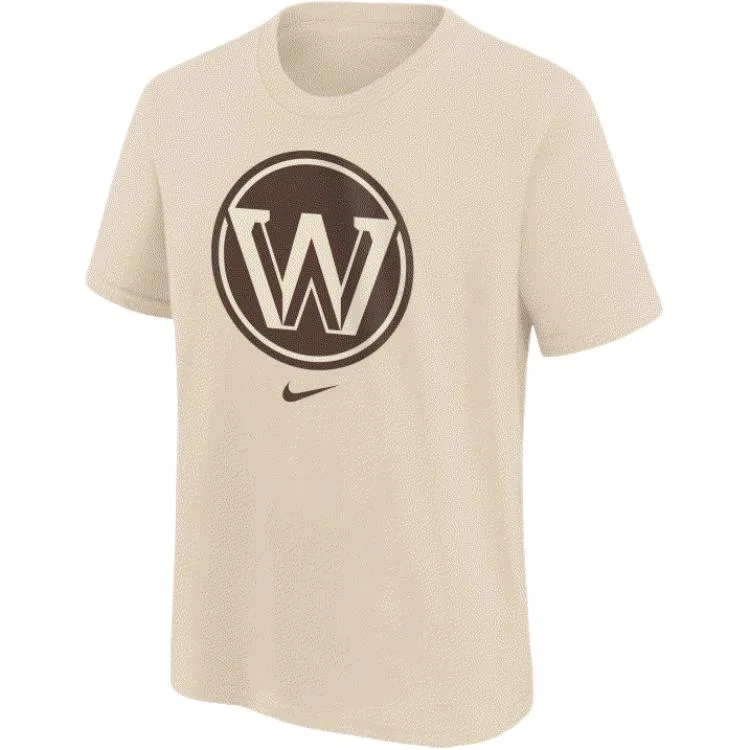 Футболка Grade School с круглым вырезом Nike, Beige Apricot