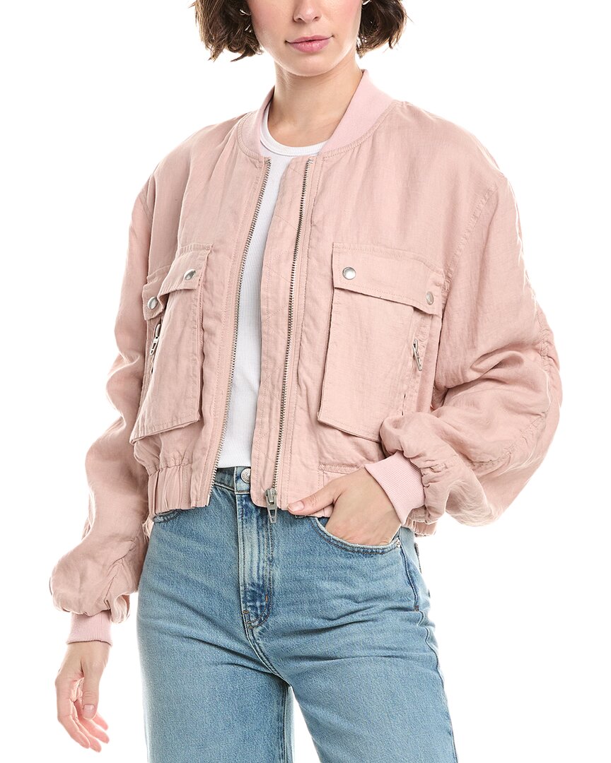 

Куртка Blank NYC из льна BLANKNYC, розовый