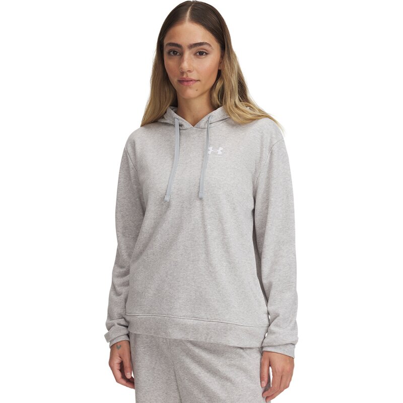

Толстовка с капюшоном UA Rival Terry Hoodie Under Armour, серый