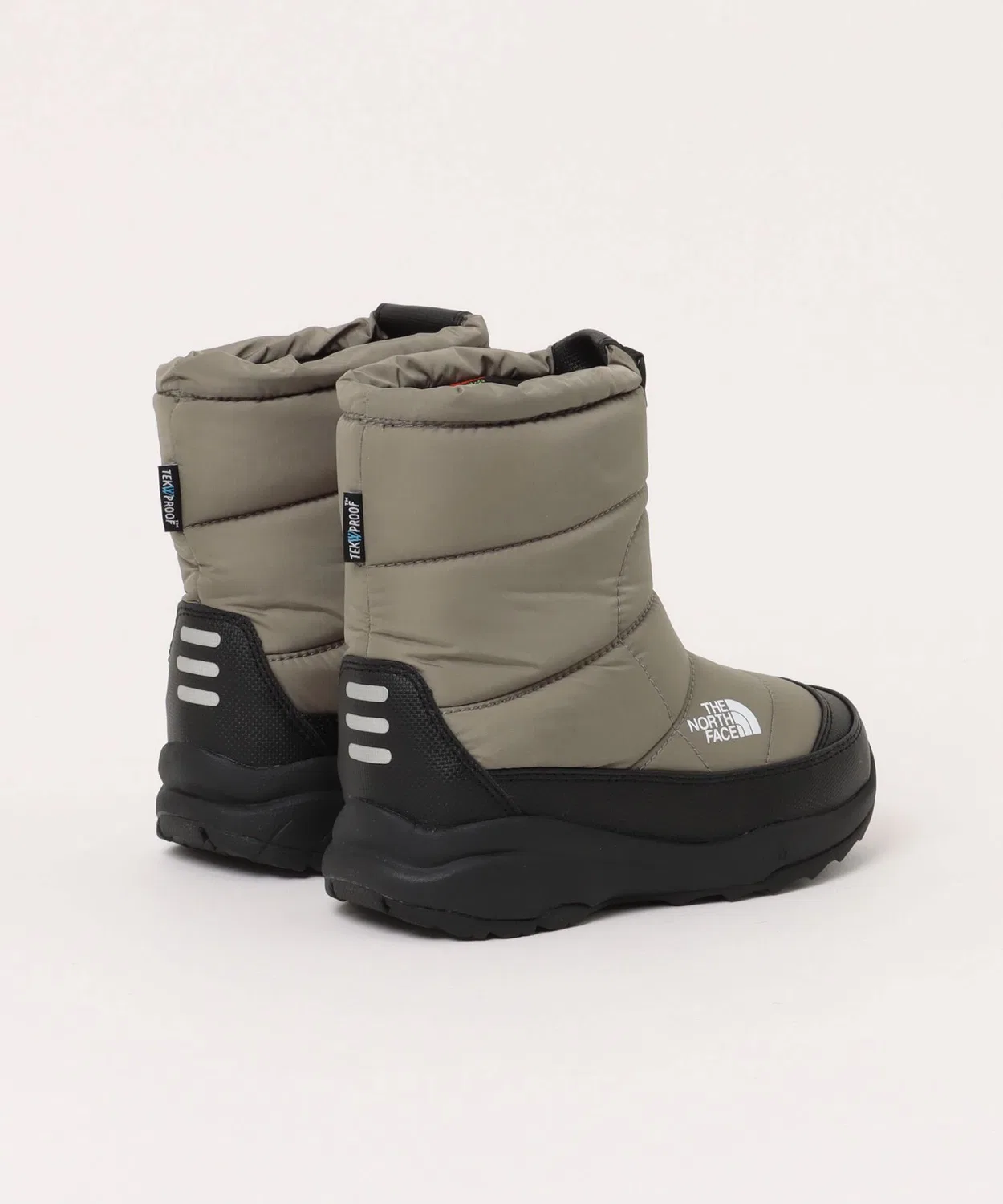Детские зимние ботинки THE NORTH FACE K NUPTSE BOOTIE WP водонепроницаемые серые — фото 2