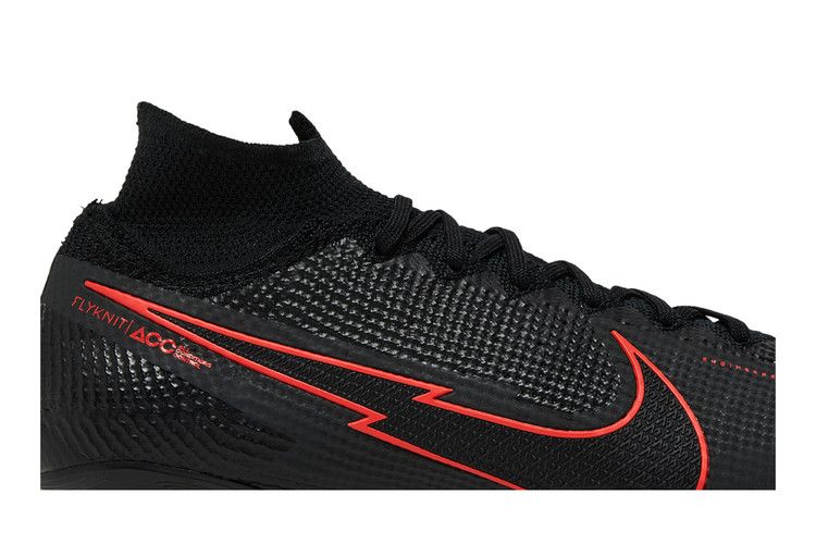 Бутсы Nike Mercurial Superfly 7 Elite FG 'Chile Red Pack - Black', черный — фото 3