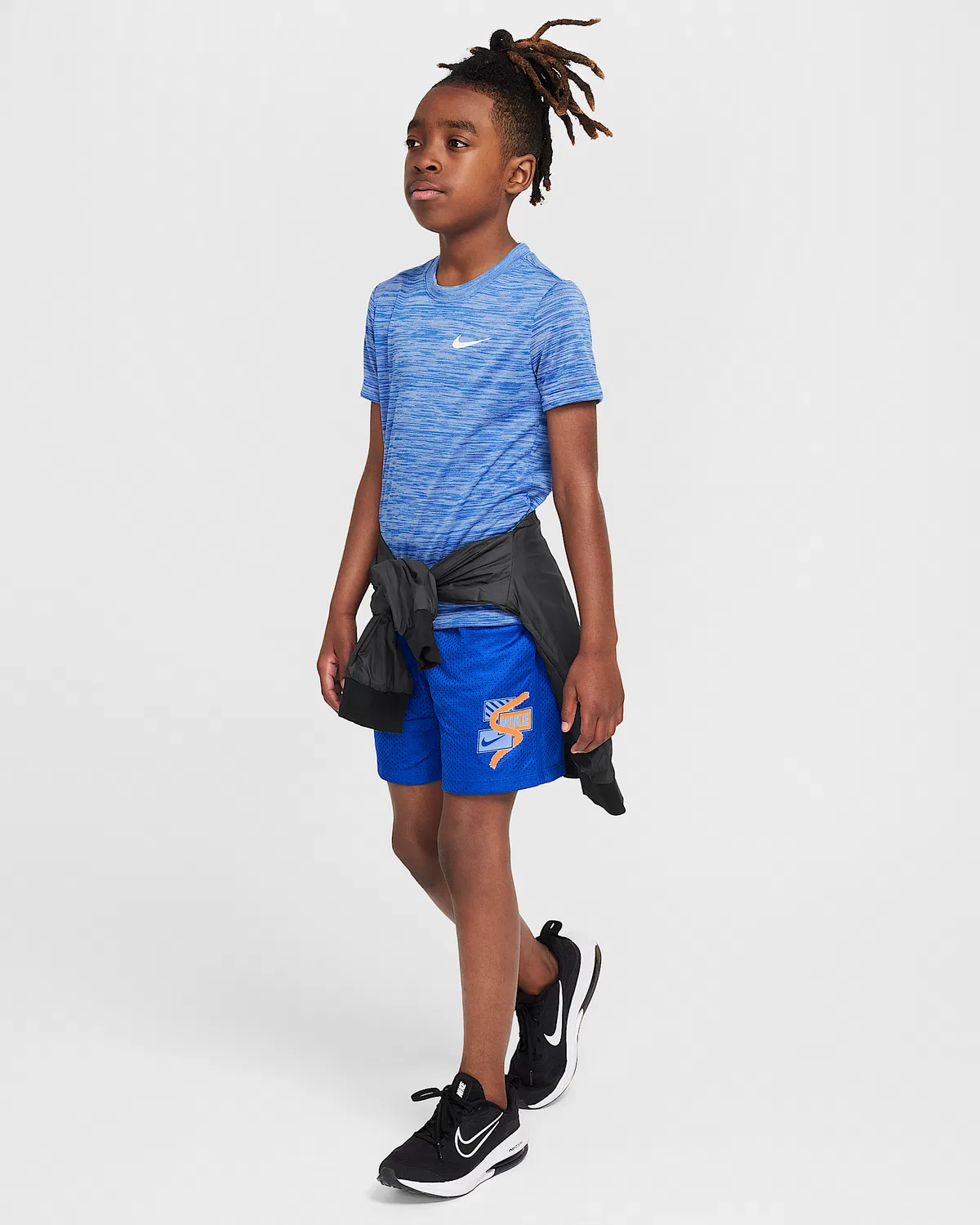 Детская футболка Nike Legend Dri-FIT для тренировок, Game Royal/Pure/Heather — фото 4