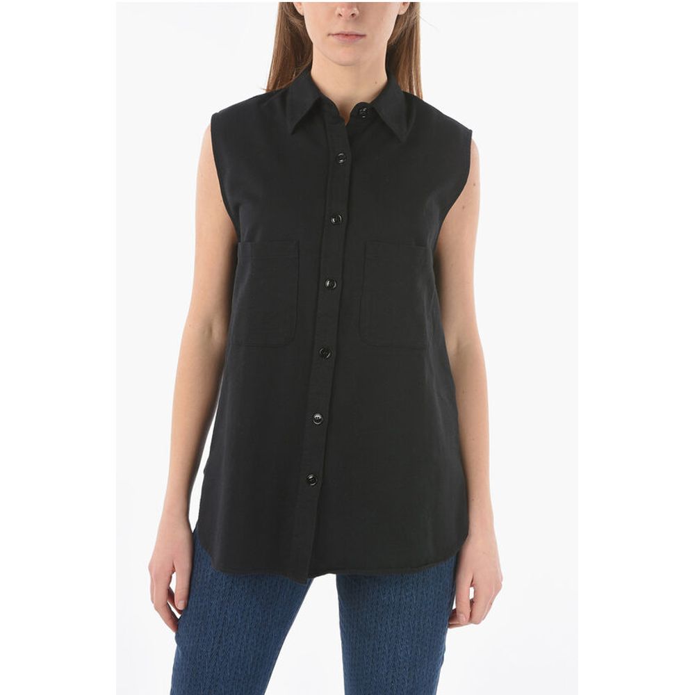 

Рубашка без рукавов с двойным нагрудным карманом Woolrich, Black