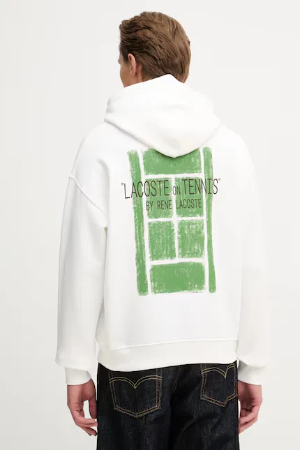 Худи Lacoste белое