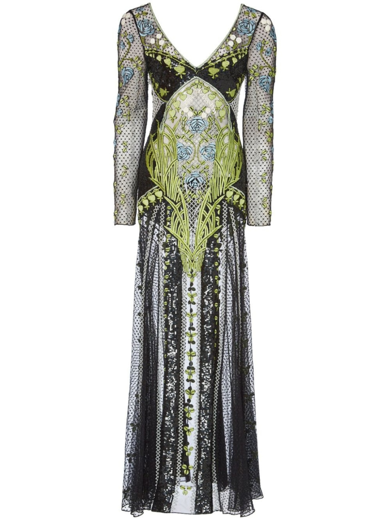 

Temperley London платье макси Gigi, черный