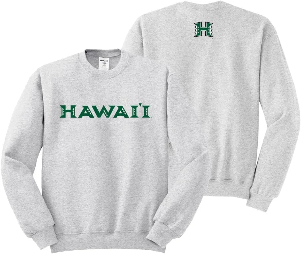 

Свитшот University of Hawaii Manoa с надписью HAWAII спереди и буквой H сзади Sorority Letters Shop